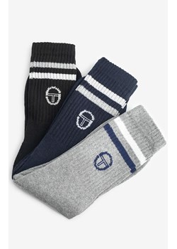 Sergio Tacchini 3-pack skarpetki męskie 1003, Kolor szaro-granatowo-czarny, Rozmiar 39-42, Sergio Tacchini ze sklepu Primodo w kategorii Skarpetki męskie - zdjęcie 186295711