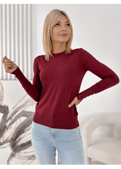 sweter junru bordowy one size ze sklepu UBRA w kategorii Swetry damskie - zdjęcie 186295922