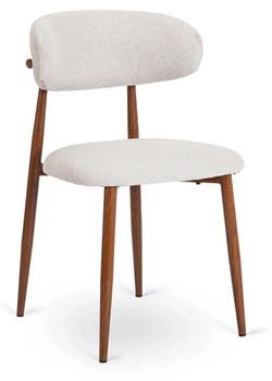 Krzesło w stylu retro orzech + szare A1-S16 - id: 53096 - marki Elior - 186296342 Krzesło w stylu retro orzech + szare A1-S16 ze sklepu Edinos.pl w kategorii Krzesła - zdjęcie 186296342