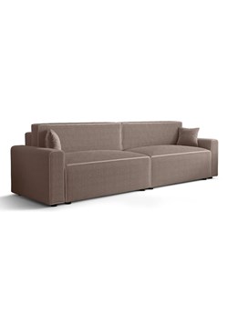 Jasnoróżowa sztruksowa sofa tapicerowana T9-G77 - id: 53106 - marki Elior - 186296381 Jasnoróżowa sztruksowa sofa tapicerowana T9-G77 ze sklepu Edinos.pl w kategorii Sofy i kanapy - zdjęcie 186296381