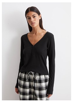 Marc O´Polo Bodywear Koszulka w kolorze czarnym ze sklepu Limango Polska w kategorii Bluzki damskie - zdjęcie 186296603