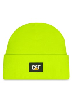 Czapka CAT Footwear Cat Label Cuff 1090026-12130 Żółty ze sklepu eobuwie.pl w kategorii Czapki zimowe męskie - zdjęcie 186296823