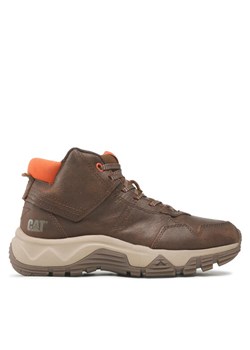 Trzewiki CAT Footwear Detours Mid P725421 Brązowy ze sklepu eobuwie.pl w kategorii Buty zimowe męskie - zdjęcie 186296852