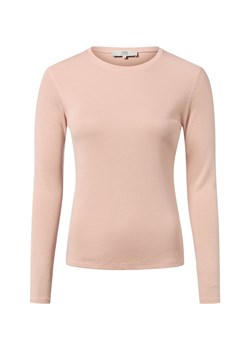 IPURI Damska koszulka z długim rękawem Kobiety Bawełna różowy jednolity ze sklepu vangraaf w kategorii Bluzki damskie - zdjęcie 186299560