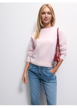 Mohito - Różowy sweter z wełną alpaki - pastelowy różowy ze sklepu Mohito w kategorii Swetry damskie - zdjęcie 186302203