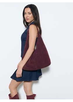 Mohito - Skórzana torebka - kasztanowy ze sklepu Mohito w kategorii Torby Shopper bag - zdjęcie 186302283