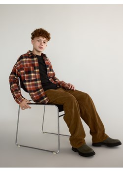 Reserved - Sztruksowe spodnie - brązowy ze sklepu Reserved w kategorii Spodnie chłopięce - zdjęcie 186302893
