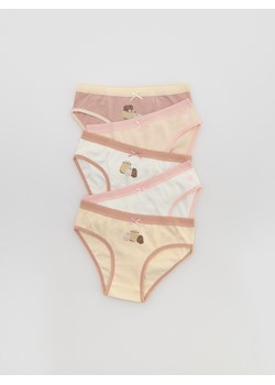 Reserved - Bawełniane majtki Pusheen 5 pack - złamana biel ze sklepu Reserved w kategorii Majtki dziecięce - zdjęcie 186303042