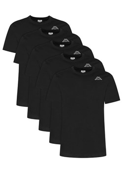 Kappa Komplet 5 t-shirtów Logo Myrto 322563W Czarny Regular Fit ze sklepu MODIVO w kategorii T-shirty męskie - zdjęcie 186304394