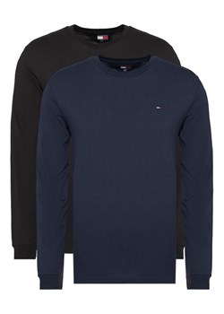 Tommy Jeans Komplet 2 longsleeve DM0DM22148 Granatowy Slim Fit ze sklepu MODIVO w kategorii T-shirty męskie - zdjęcie 186304403