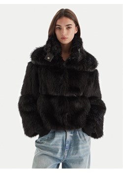 Patrizia Pepe Futro 2O0174 E077 K103 Czarny Regular Fit ze sklepu MODIVO w kategorii Futra damskie - zdjęcie 186304411