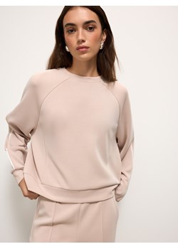 Mohito - Bluza z modalem - beżowy ze sklepu Mohito w kategorii Bluzy damskie - zdjęcie 186305153