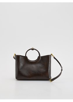 Reserved - Torebka shopper - ciemnobrązowy ze sklepu Reserved w kategorii Torebki damskie - zdjęcie 186305371