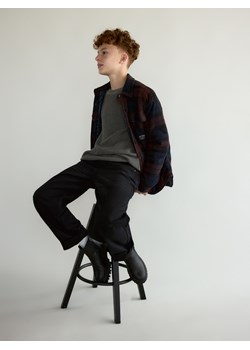 Reserved - Bawełniany sweter - ciemnoszary ze sklepu Reserved w kategorii Bluzy chłopięce - zdjęcie 186305514