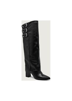 Guess Kozaki na słupku GARICA | z dodatkiem skóry ze sklepu Gomez Fashion Store w kategorii Kozaki damskie - zdjęcie 186306064