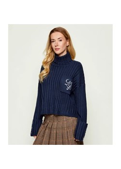 Liu Jo Golf | Loose fit | z dodatkiem wełny ze sklepu Gomez Fashion Store w kategorii Swetry damskie - zdjęcie 186306291