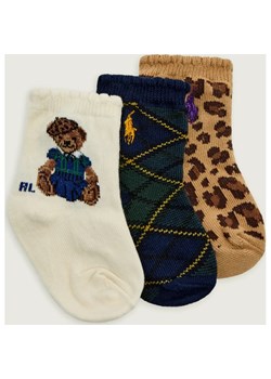 POLO RALPH LAUREN Skarpety 3-pack FALL BABY GIRL BEAR ze sklepu Gomez Fashion Store w kategorii Skarpetki dziecięce - zdjęcie 186307611