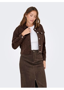 ONLY Kurtka koszulowa w kolorze ciemnobrązowo-czarnym ze sklepu Limango Polska w kategorii Kurtki damskie - zdjęcie 186308901