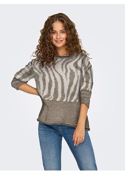 ONLY Sweter w kolorze szarobrązowym ze sklepu Limango Polska w kategorii Swetry damskie - zdjęcie 186309224