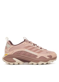 Sneakersy Merrell Moab Speed ​​​​2 GTX J038236 Różowy ze sklepu eobuwie.pl w kategorii Buty sportowe damskie - zdjęcie 186313630
