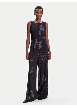 Desigual Kombinezon Art Floral 25WWPW04 Czarny Regular Fit ze sklepu MODIVO w kategorii Kombinezony damskie - zdjęcie 186314354