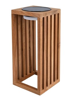 lumisky Lampion solarny LED &quot;Chennai Tall&quot; w kolorze jasnobrązowym - 23 x 50 x 23 cm ze sklepu Limango Polska w kategorii Dekoracje i akcesoria ogrodowe - zdjęcie 186317511
