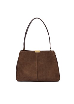 Torebka Tommy Hilfiger Casual Leather Shoulder Bag Sued AW0AW18201 Brązowy ze sklepu eobuwie.pl w kategorii Torebki damskie - zdjęcie 186317623