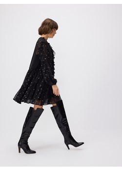 Reserved - Skórzane kozaki - czarny ze sklepu Reserved w kategorii Kozaki damskie - zdjęcie 186318842