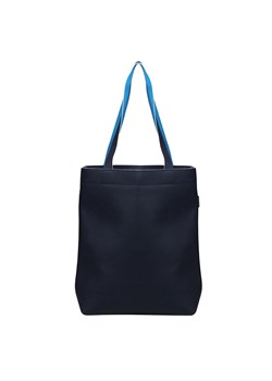 granatowa torebka damska skórzana shopperka Chiara ze sklepu Słoń Torbalski w kategorii Torby Shopper bag - zdjęcie 186319483