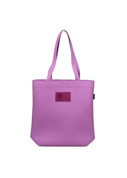 fioletowa torebka damska skórzana shopperka Chiara ze sklepu Słoń Torbalski w kategorii Torby Shopper bag - zdjęcie 186319484