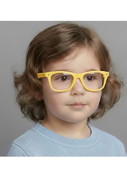 Okulary dziecięce zerówki prostokątne oprawki korekcyjne PK10G żółty ze sklepu Stylion w kategorii Akcesoria dziecięce - zdjęcie 186319764