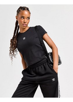 ADIDAS T-SHIRT TREF ESS SLIM T BLK/WH ze sklepu JD Sports  w kategorii Bluzki damskie - zdjęcie 186320331