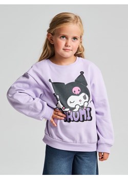 Sinsay - Bluza crewneck z nadrukiem Kuromi - fioletowy ze sklepu Sinsay w kategorii Bluzy dziewczęce - zdjęcie 186320991