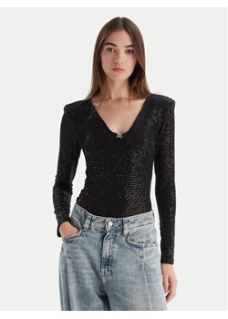 HUGO Body Dammery 50546238 Czarny Slim Fit ze sklepu MODIVO w kategorii Bluzki damskie - zdjęcie 186323093