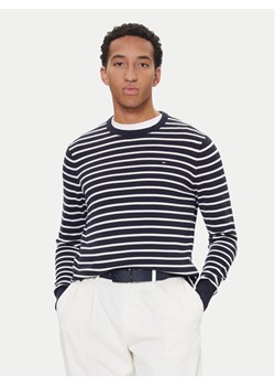 Tommy Hilfiger Sweter Essential Ssnl MW0MW39999 Granatowy Regular Fit ze sklepu MODIVO w kategorii Swetry męskie - zdjęcie 186323112