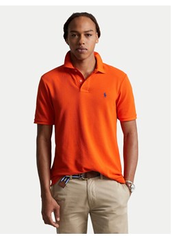Polo Ralph Lauren Polo 710795080025 Pomarańczowy Slim Fit ze sklepu MODIVO w kategorii T-shirty męskie - zdjęcie 186323294
