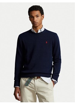 Polo Ralph Lauren Sweter Classic 710810846001 Granatowy Regular Fit ze sklepu MODIVO w kategorii Swetry męskie - zdjęcie 186323431