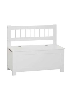 WellHome for Kids Skrzynia w kolorze białym do siedzenia - 74,5 x 64 x 34 cm - id: 17240262 - marki Wellhome For Kids - 186326223 WellHome for Kids Skrzynia w kolorze białym do siedzenia - 74,5 x 64 x 34 cm ze sklepu Limango Polska w kategorii Meble - zdjęcie 186326223