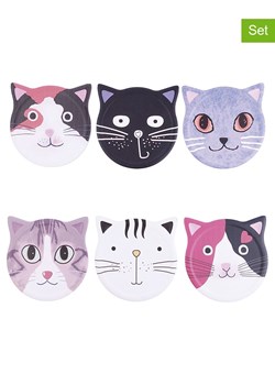 Villa d´Este Podkładki (6 szt.) "Coloured Cat" ze wzorem - Ø 10,5 cm - id: 17549674 - marki Villa D'este - 186326470 Villa d´Este Podkładki (6 szt.) "Coloured Cat" ze wzorem - Ø 10,5 cm ze sklepu Limango Polska w kategorii Akcesoria kuchenne - zdjęcie 186326470