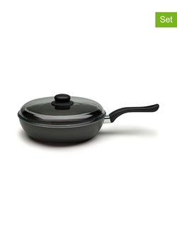 Ballarini 2-częściowy zestaw &quot;Garda&quot; w kolorze czarnym - Ø 28 cm ze sklepu Limango Polska w kategorii Garnki - zdjęcie 186326874