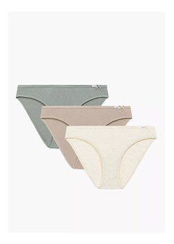 Atlantic 3-pack figi damskie Bikini 3CLP-001-BEZ/BEZM/ZIEJ, Kolor beżowo-zielony, Rozmiar M, ATLANTIC ze sklepu Intymna w kategorii Majtki damskie - zdjęcie 186327233