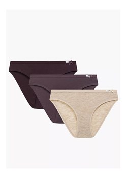 Atlantic 3-pack figi damskie Sport 3CLP-002-BEZC/WIN/FIOJ, Kolor burgundowo-beżowy, Rozmiar S, ATLANTIC ze sklepu Intymna w kategorii Majtki damskie - zdjęcie 186327243