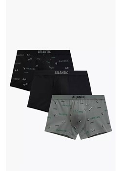 Atlantic 3-pack bokserki męskie 3MH-223-CZA/CZA/KHAJ, Kolor czarny-khaki, Rozmiar M, ATLANTIC - id: 214716 - marki atlantic - 186327253 Atlantic 3-pack bokserki męskie 3MH-223-CZA/CZA/KHAJ, Kolor czarny-khaki, Rozmiar M, ATLANTIC ze sklepu Intymna w kategorii Majtki męskie - zdjęcie 186327253