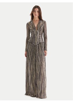 Just Cavalli Sukienka wieczorowa 79PAO946 J0252 Złoty Slim Fit ze sklepu MODIVO w kategorii Sukienki - zdjęcie 186329312