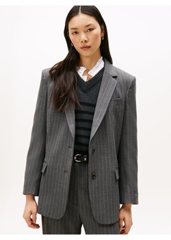 Tommy Hilfiger Marynarka damska Kobiety Sztuczne włókno szary w paski ze sklepu vangraaf w kategorii Marynarki damskie - zdjęcie 186329811