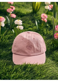 Reserved - Czapka z daszkiem - pastelowy róż ze sklepu Reserved w kategorii Czapki dziecięce - zdjęcie 186330681