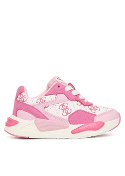 Sneakersy Guess K5BZ48 WO130 Różowy ze sklepu eobuwie.pl w kategorii Buty sportowe dziecięce - zdjęcie 186331553