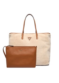 Torebka Guess Victoria HWWG95 14290 Écru ze sklepu eobuwie.pl w kategorii Torby Shopper bag - zdjęcie 186331580