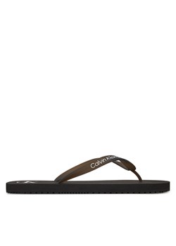 Japonki Calvin Klein Jeans Beach Sandal Transparent Tpu YM0YM01267 Czarny ze sklepu eobuwie.pl w kategorii Klapki męskie - zdjęcie 186331614