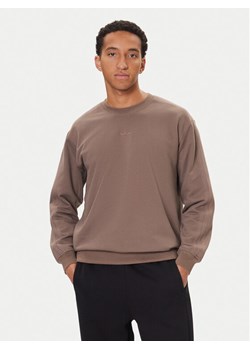 adidas Bluza Premium Essentials JW1058 Brązowy Loose Fit ze sklepu MODIVO w kategorii Bluzy męskie - zdjęcie 186332090